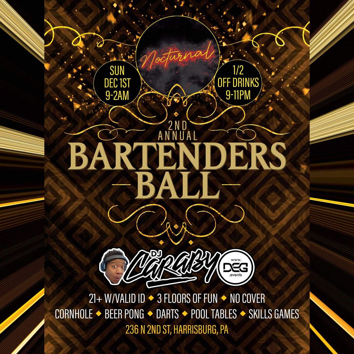 2nd Annual Bartenders Ball at Nocturnal