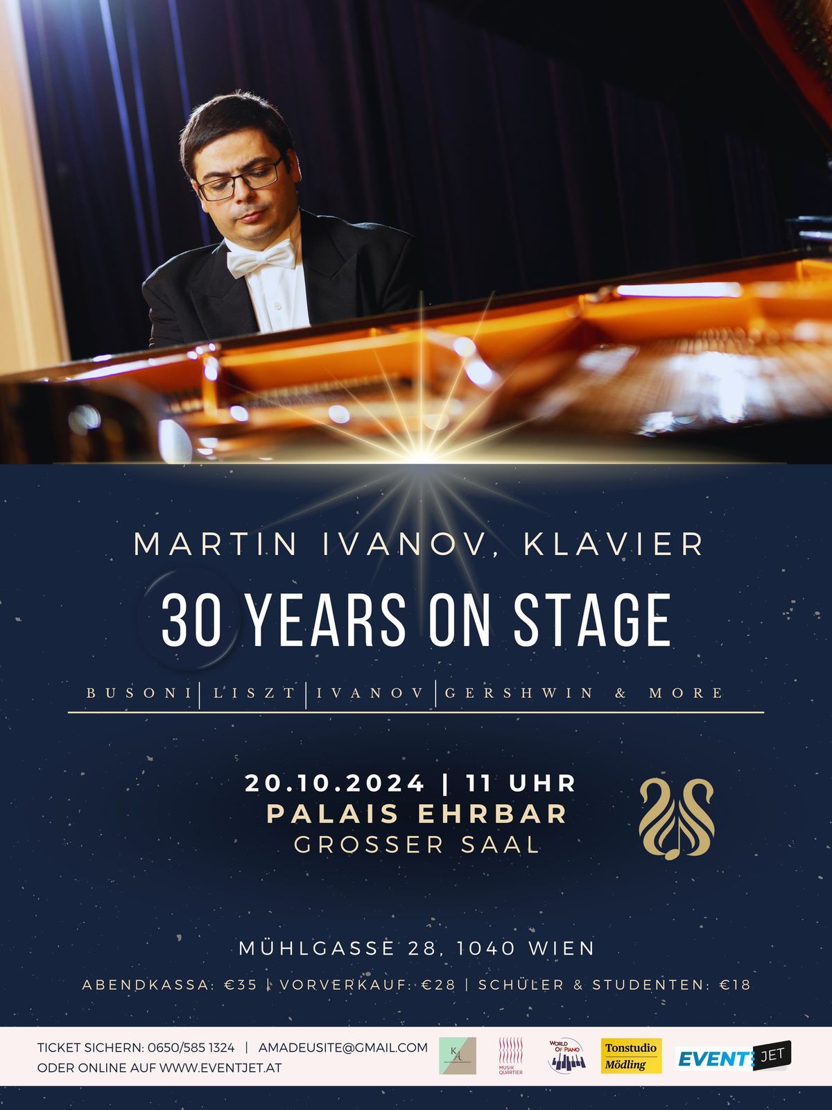 "30 JAHRE AUF DER B\u00dcHNE", Martin Ivanov, Klavier