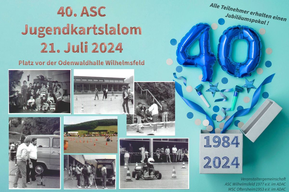 40. Jugendkartslalom des ASC Wilhelmsfeld 1977 e.V. im ADAC