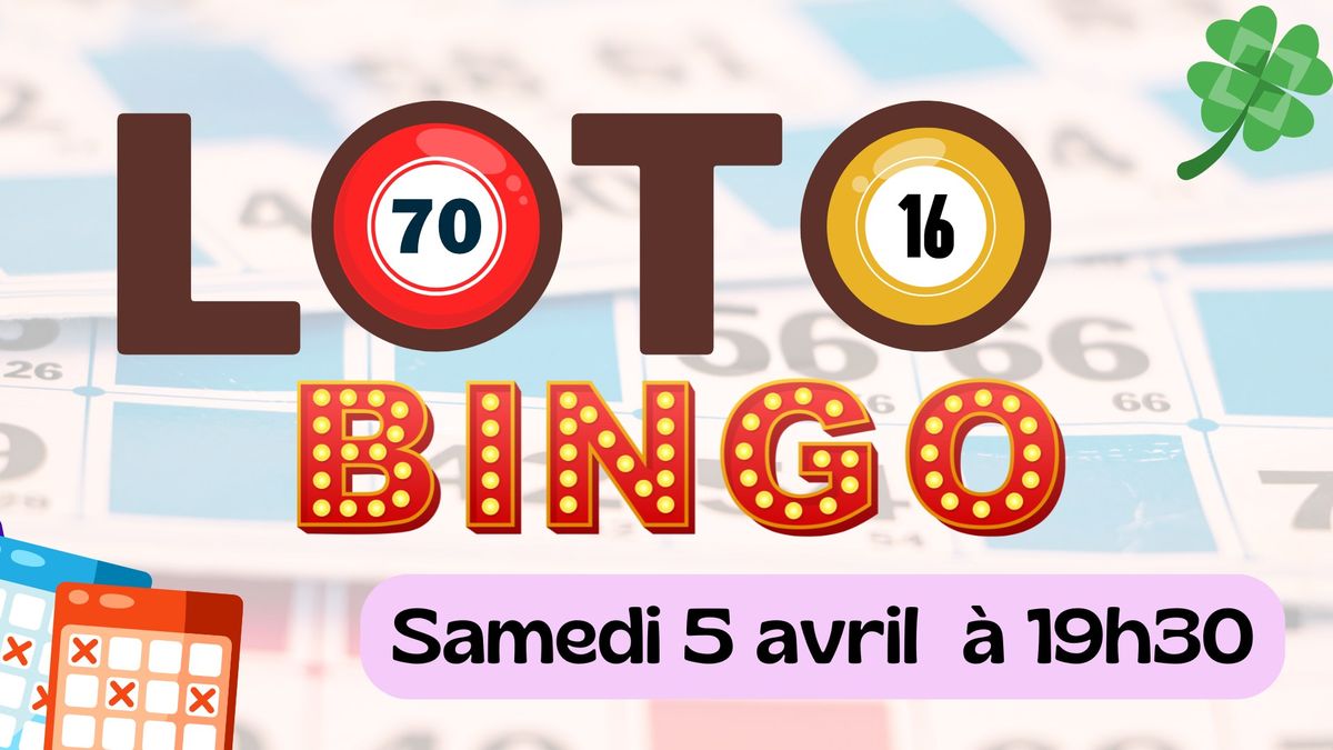 \ud83c\udf89 Soir\u00e9e Loto Bingo \ud83c\udf89