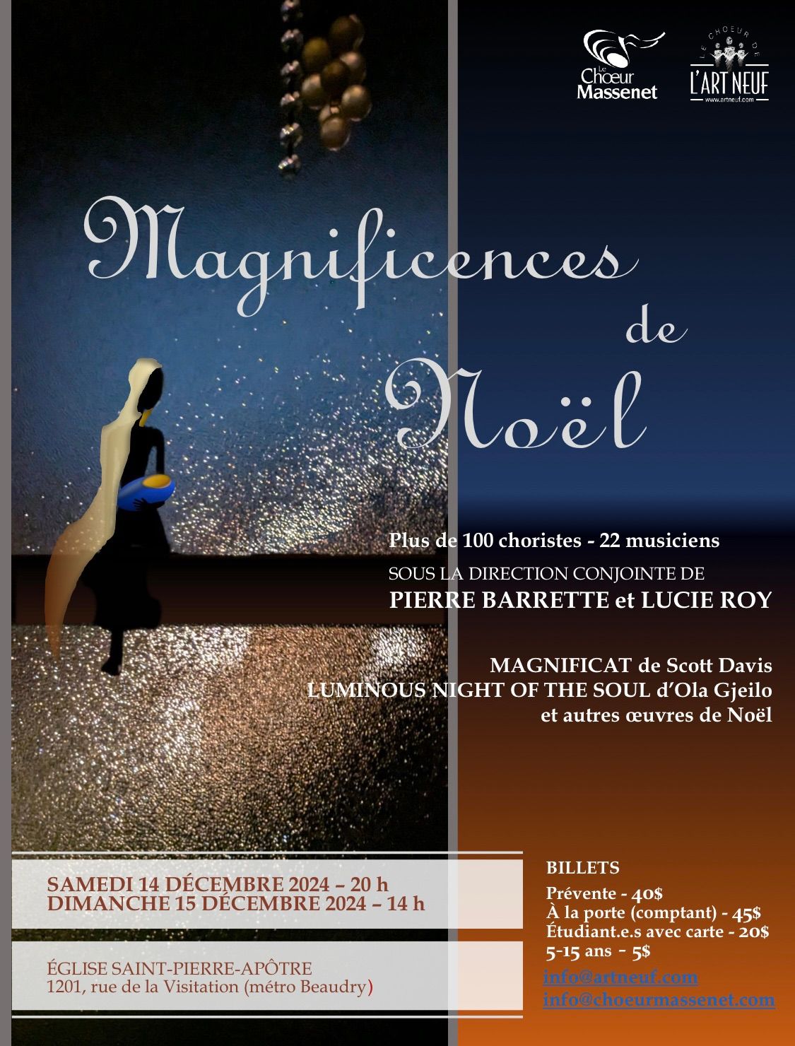 Concert du Choeur de l'Art Neuf et Massenet