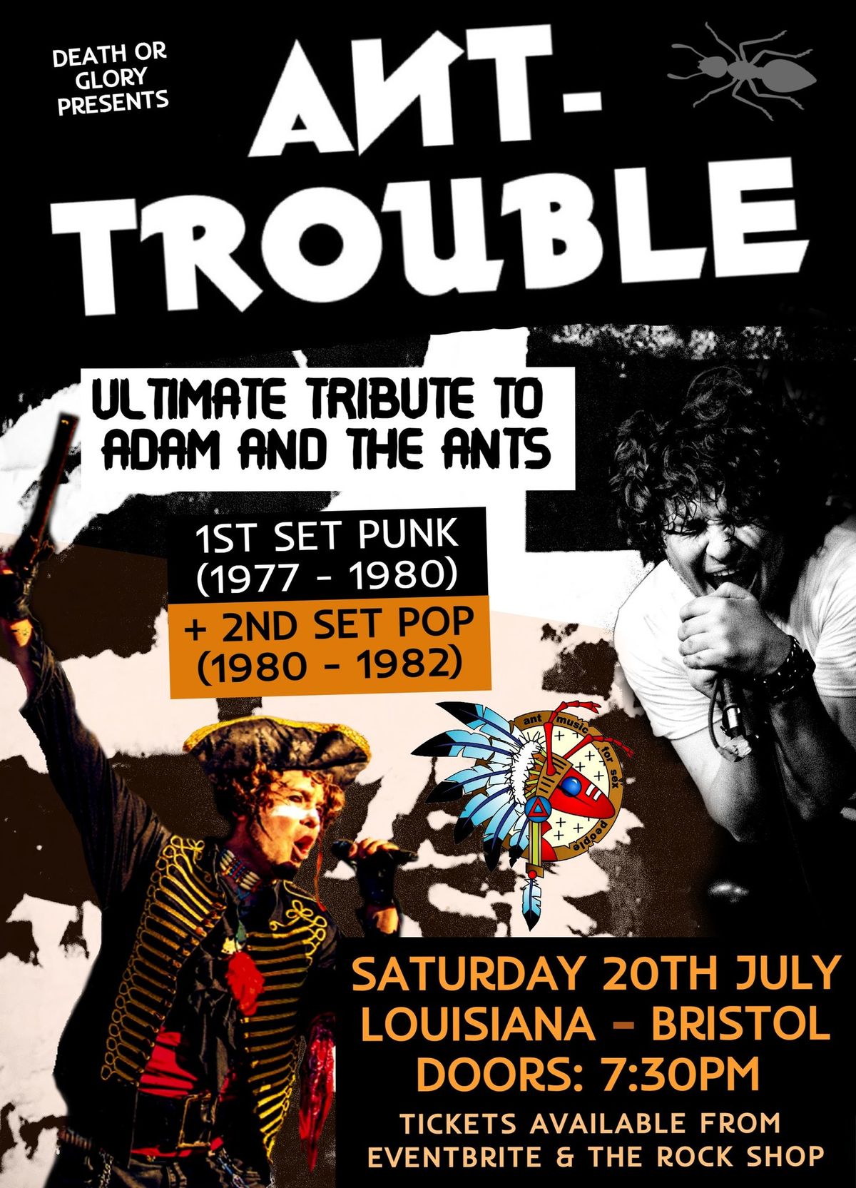 Ant-Trouble (Adam and the Ants Tribute) Louisiana Bristol