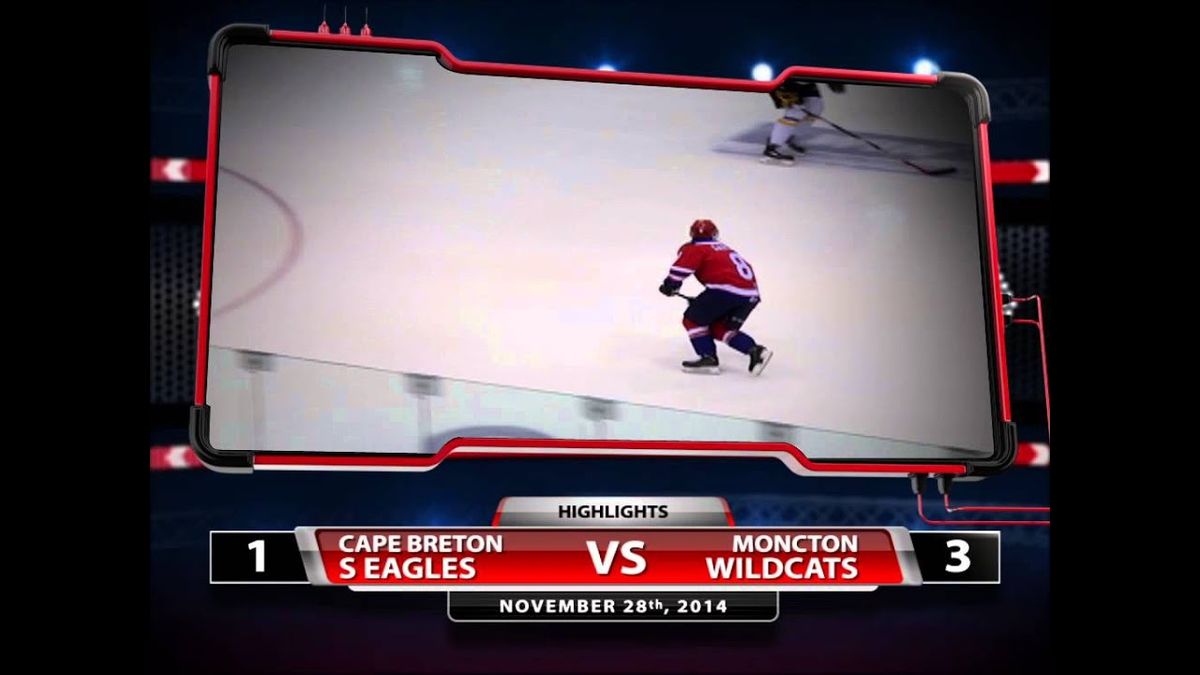 Moncton Wildcats at Cape Breton Eagles