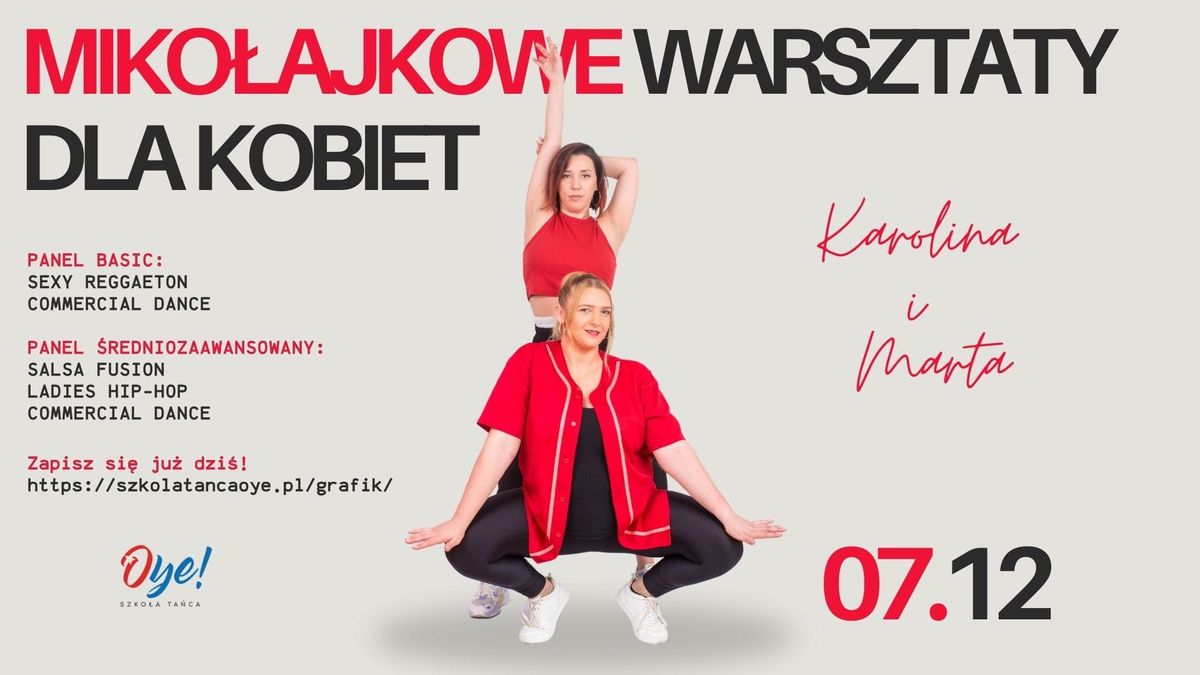 MIKO\u0141AJKOWE WARSZTATY DLA KOBIET Z MART\u0104 I KAROLIN\u0104