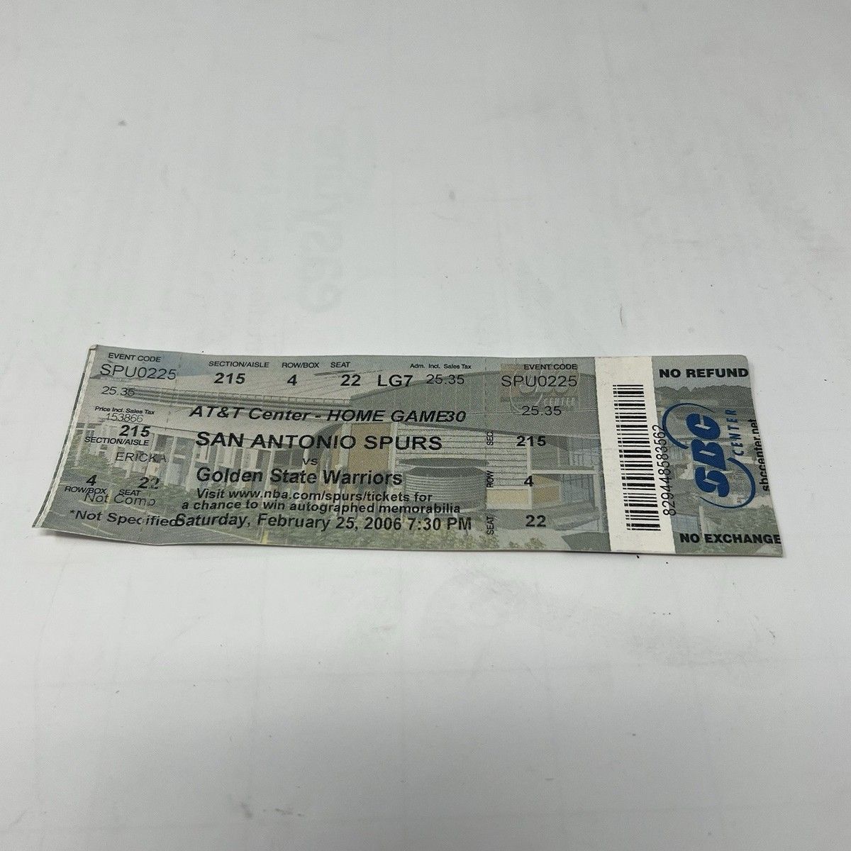 San Antonio Spurs at Golden State Warriors Tickets