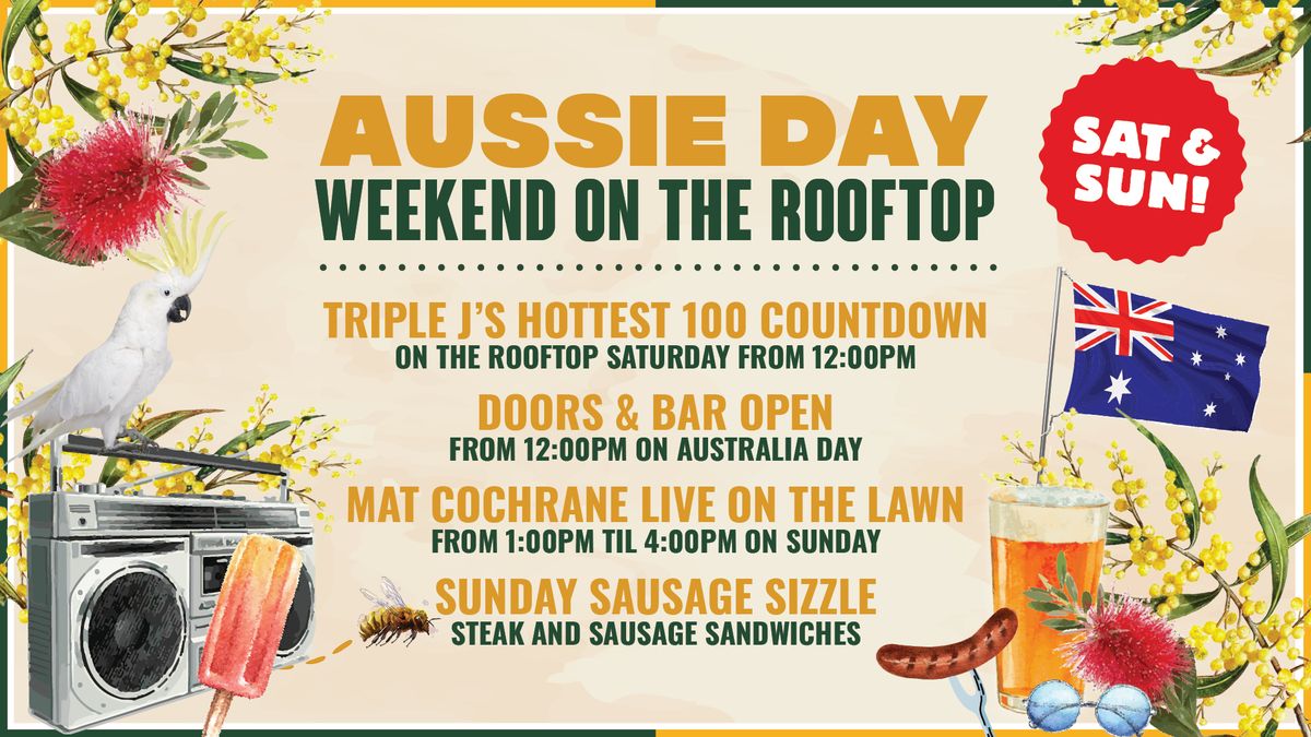 Triple J Hottest 100 Countdown & Australia Day @ The Greenhouse