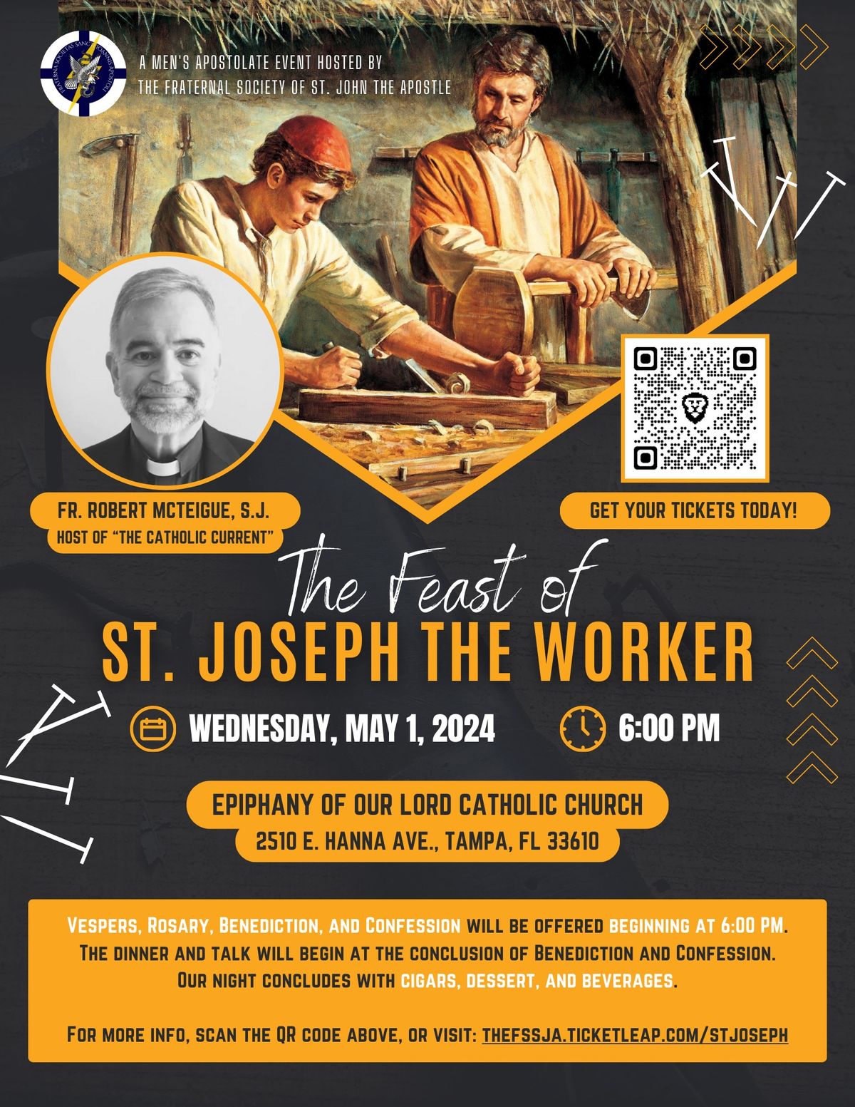 Celebration of St Joseph the Worker with Fr. Robert McTeigue
