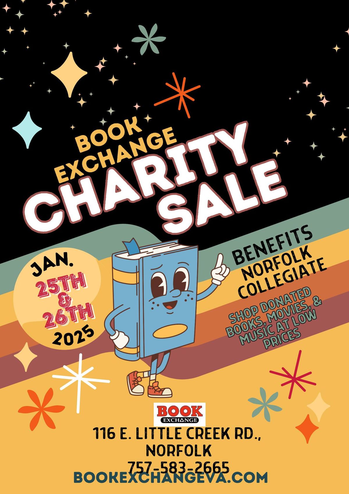 Book Exchange Charity Sale to Benefit Norfolk Collegiate