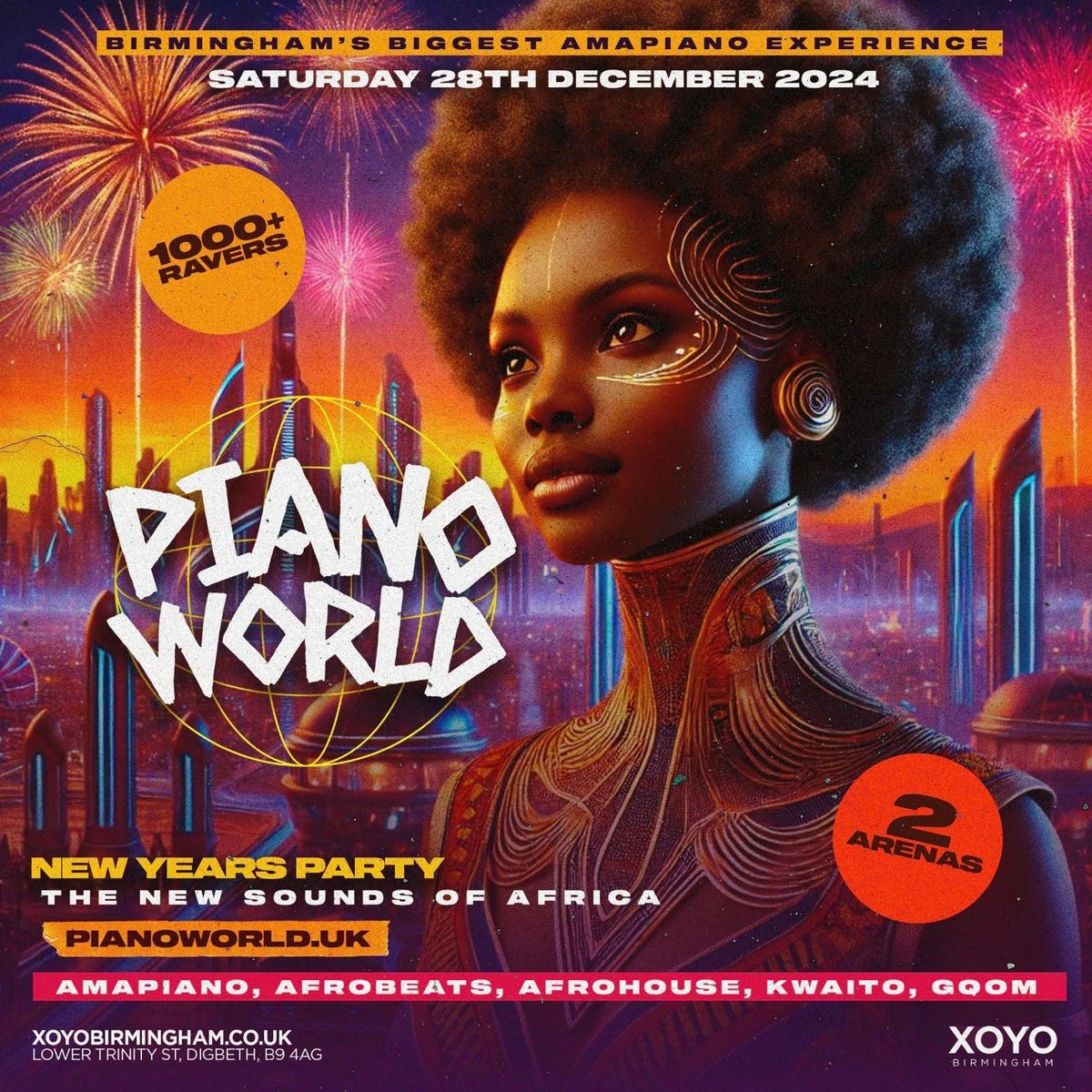 PIANO WORLD - Birmingham\u2019s BIGGEST Amapiano Party