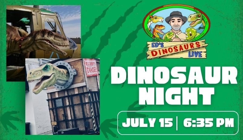 Dinosaur Night at the Ballpark Featuring Ed's Dinosaurs LIVE \ud83e\udd96