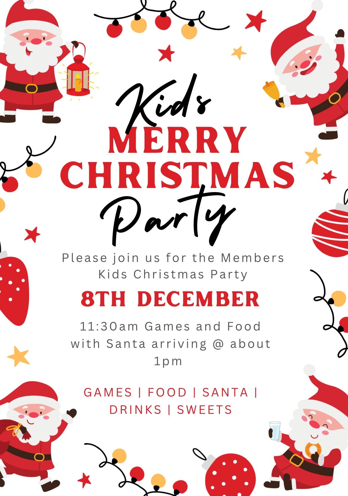 Members Kids Christmas Party 