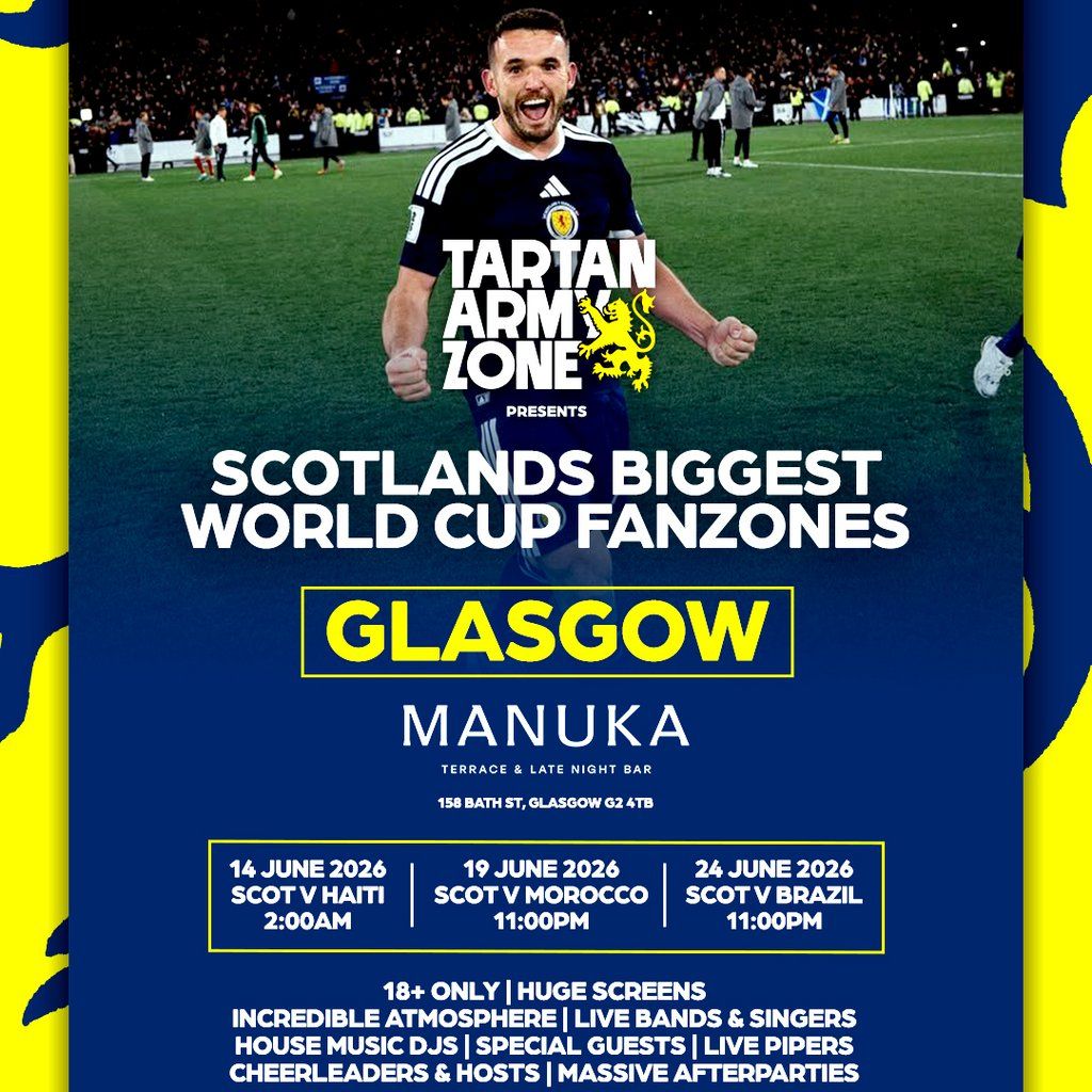 Tartan Army Zone: Scotland Vs Brazil (Glasgow)