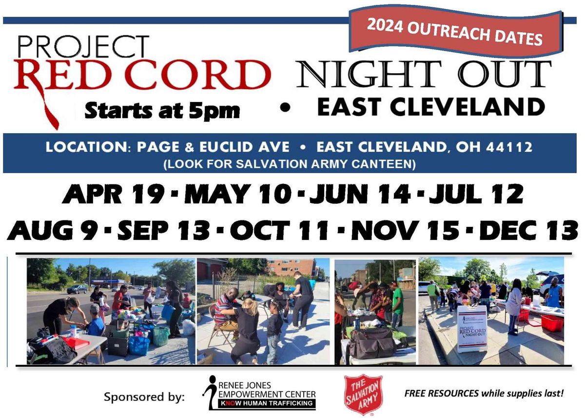 EAST CLEVELAND - Project Red Cord Night Out