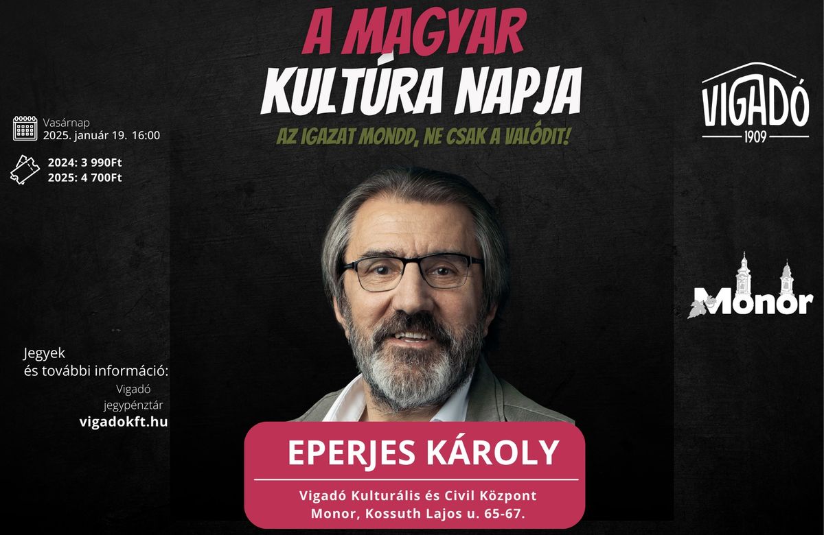 Eperjes K\u00e1roly el\u0151ad\u00e1sa, a magyar kult\u00fara napja alkalm\u00e1b\u00f3l