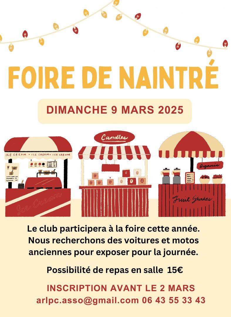 Foire de Naintr\u00e9 2025