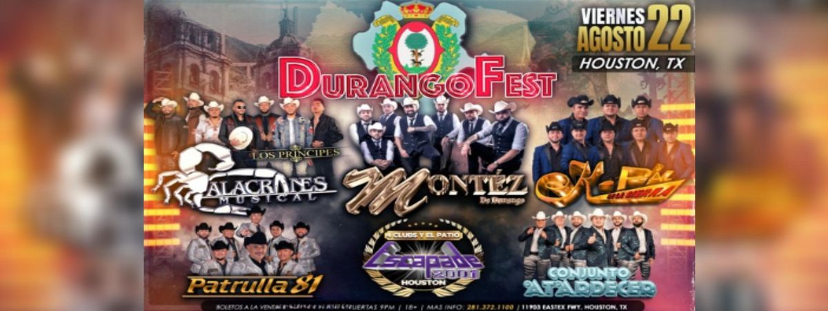 DURANGO FEST EN HOUSTON  in Houston