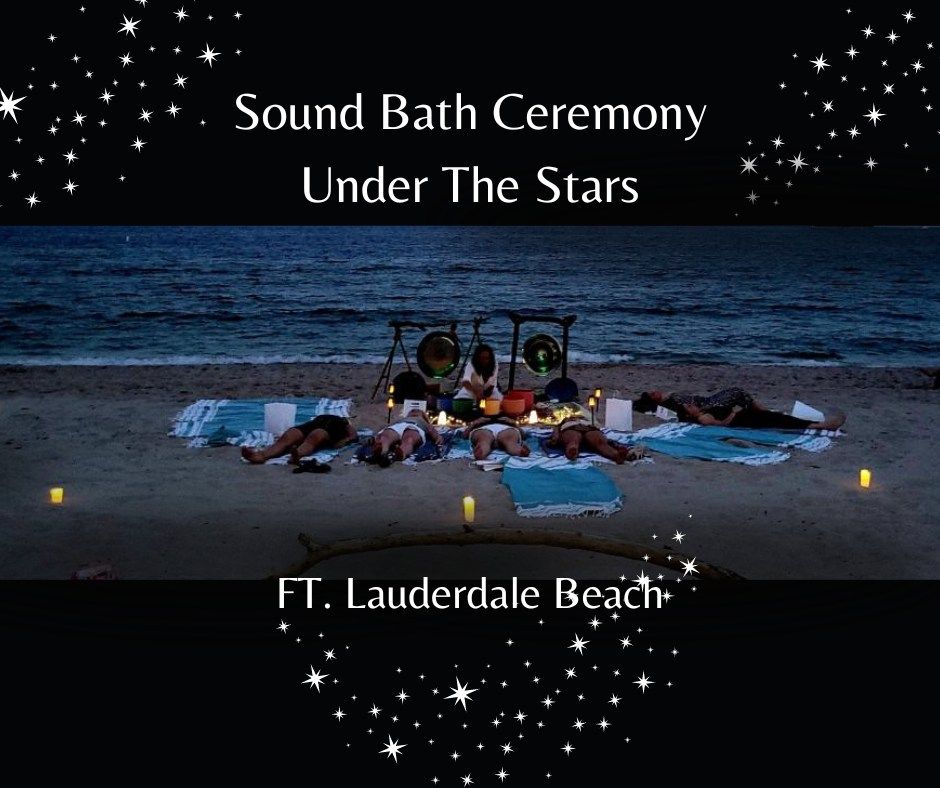 Sound Bath Ceremony Under The Stars On The Beach