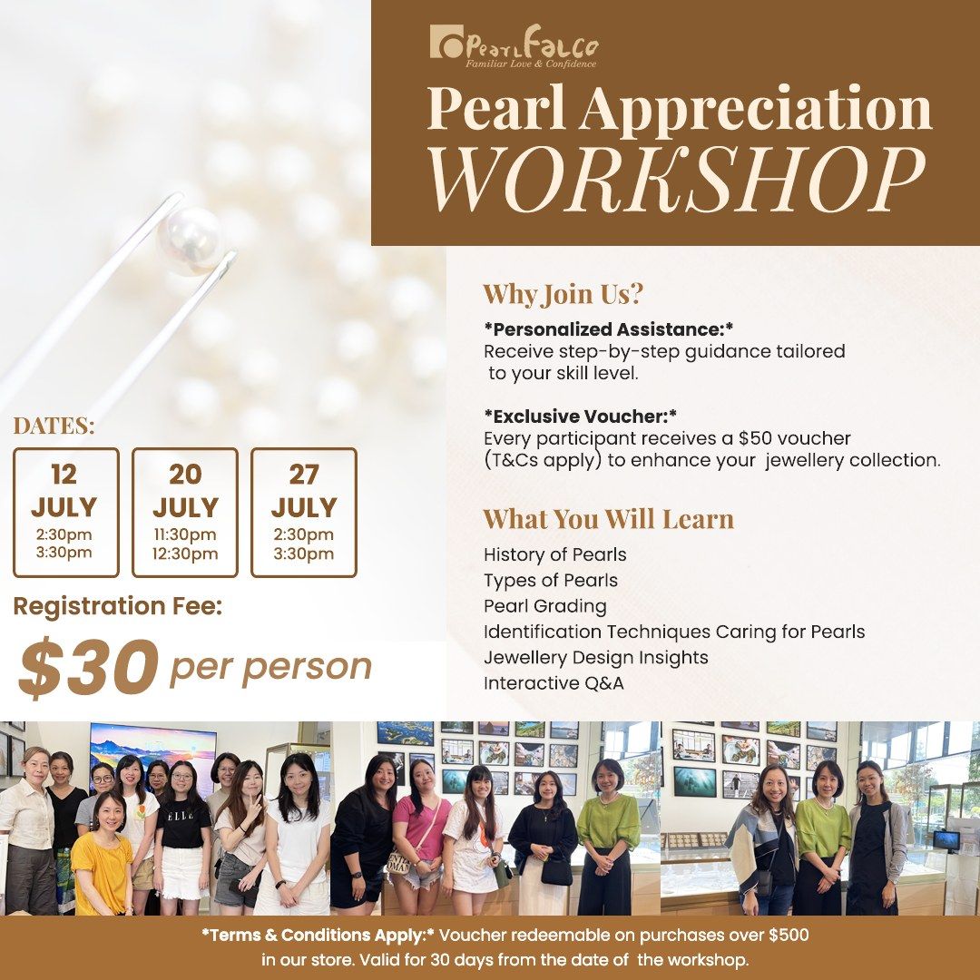 PEARLS OF WISDOM WORKSHOP: Unveilling the Beauty of Pearl Jewellery