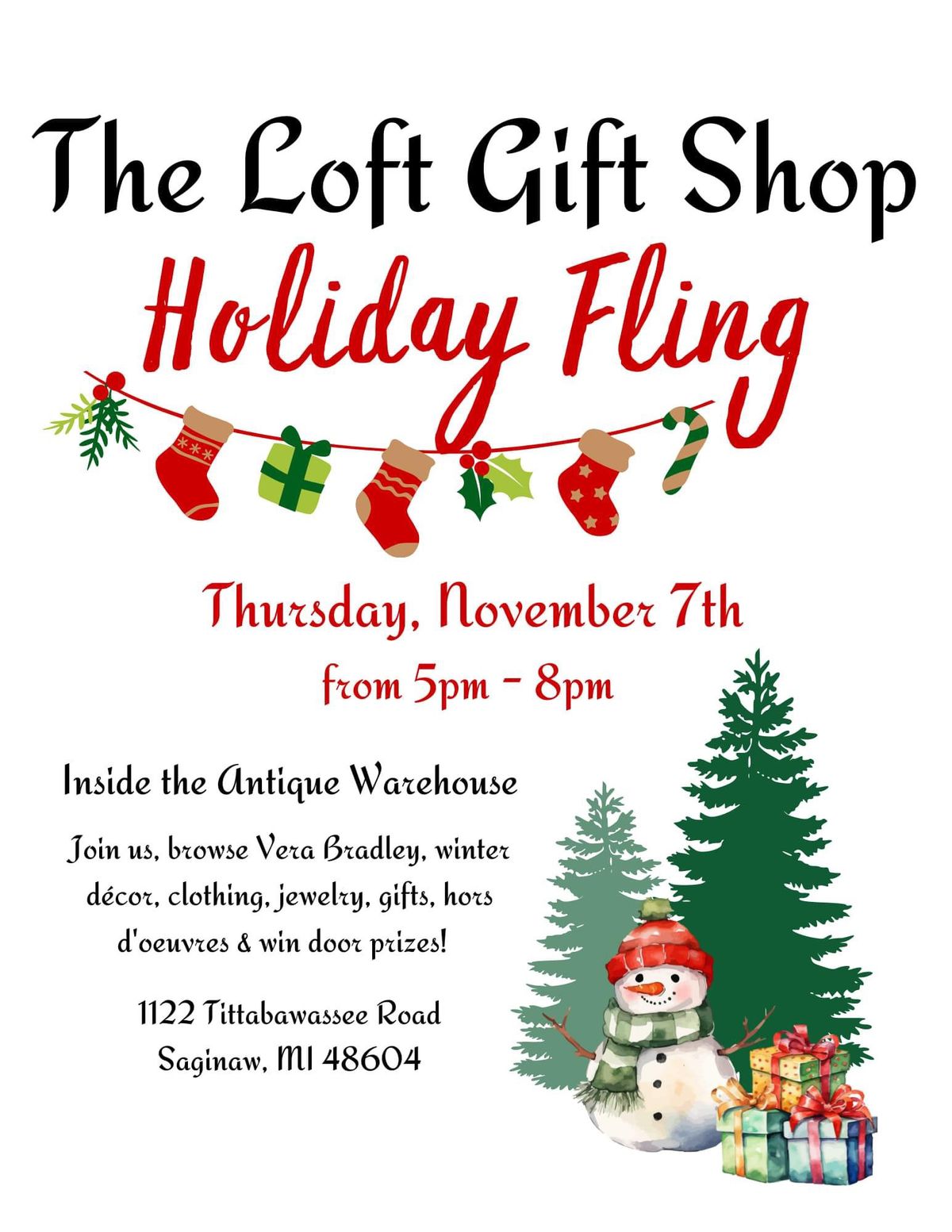 The Loft Gift Shop Holiday Fling