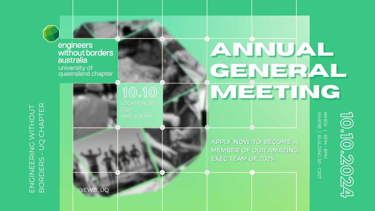 EWB Annual General Meeting 2024