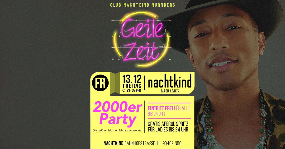 Geile Zeit 2000er Party \u2022 Freitag 13_12 \u2022 nachtkind