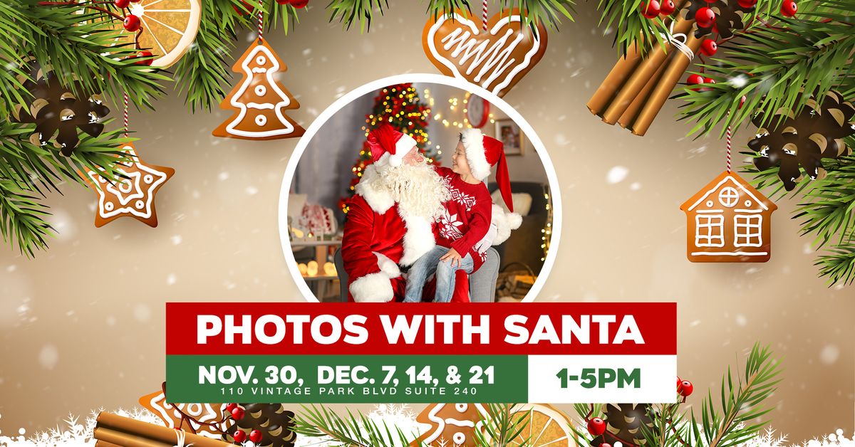 Photos With SANTA in Vintage Park