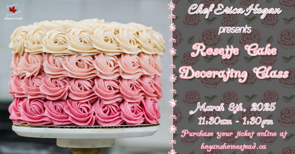 Rosette Cake Decorating Class \ud83c\udf82