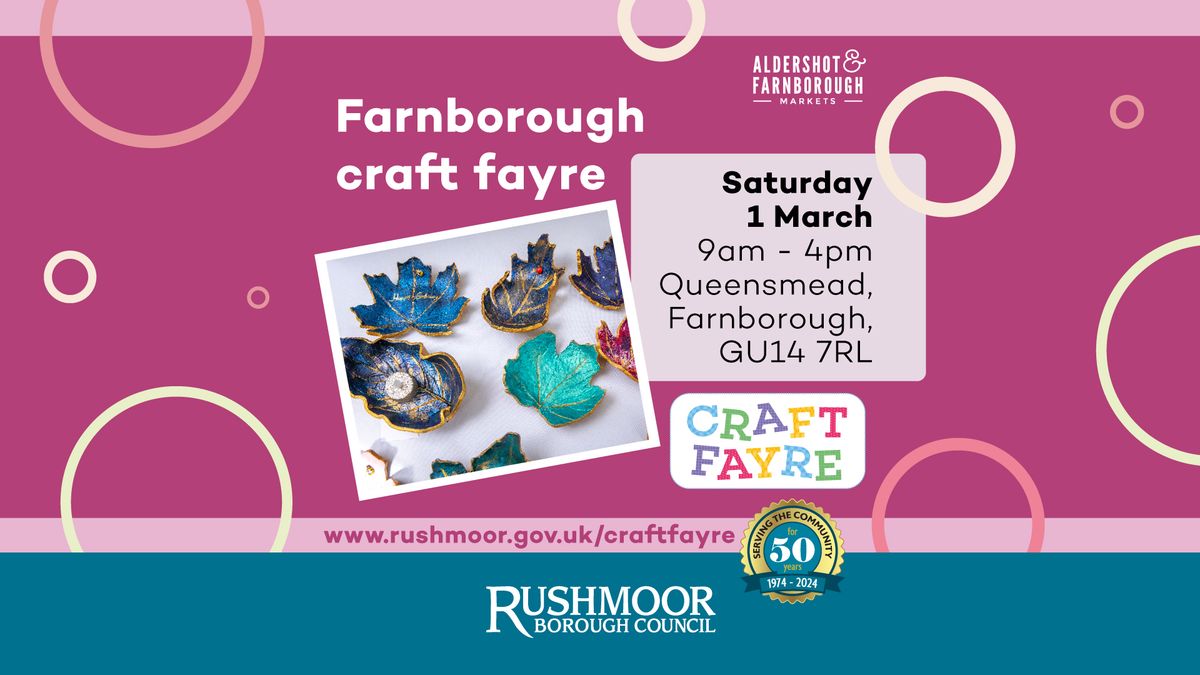 Farnborough Craft Fayre - March 2025