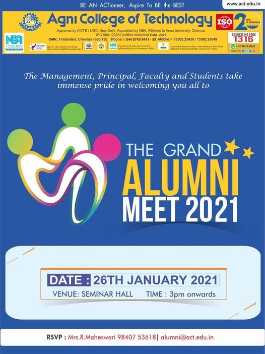 The Grand Alumni meet 2021