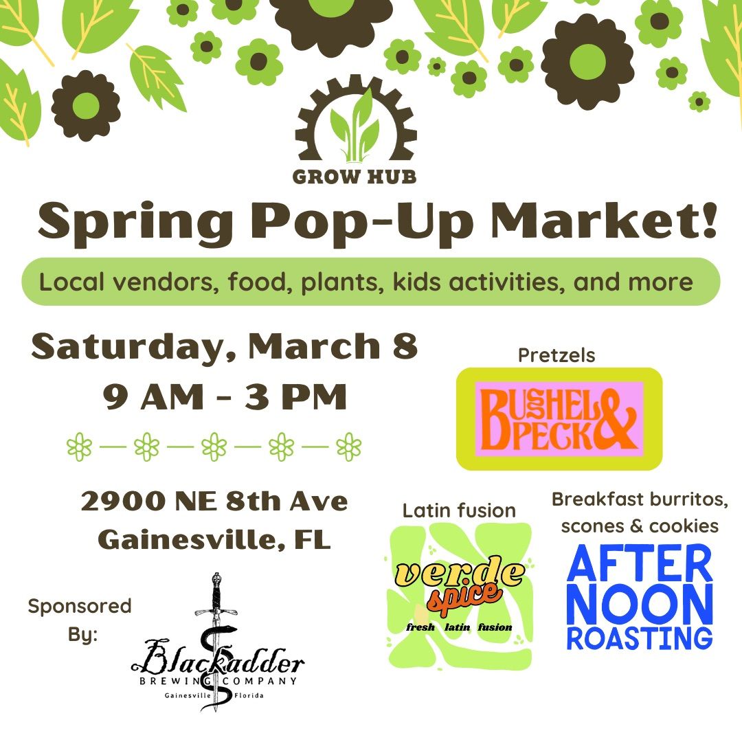 Spring Pop-Up Market!\ud83e\udeb4\ud83c\udf3b