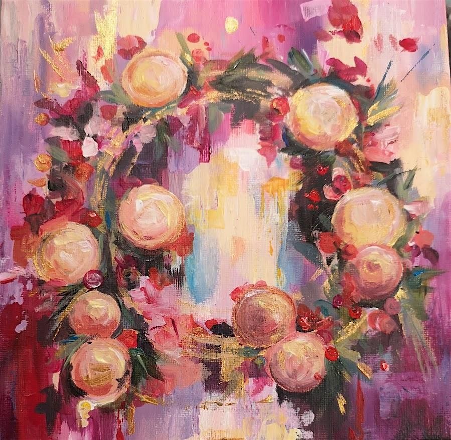 Paint Sip & Create Christmas Acrylics at North Bar,Harrogate.