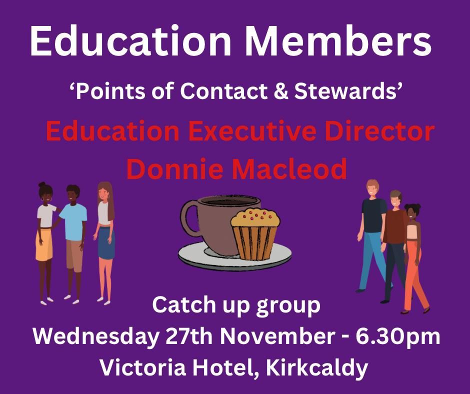 EDUCATION POC's & STEWARDS - HOLD THE DATE