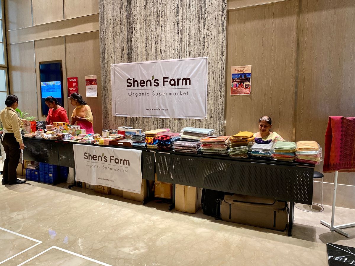 Exclusive Organic product Stall at Grand GRT Hotel Madurai - Every Sunday! Shen's Farm