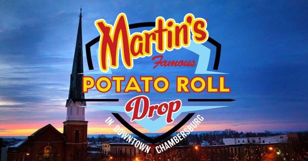 Martin's Famous Potato Roll Drop in Downtown Chambersburg - A New Year's Eve Event