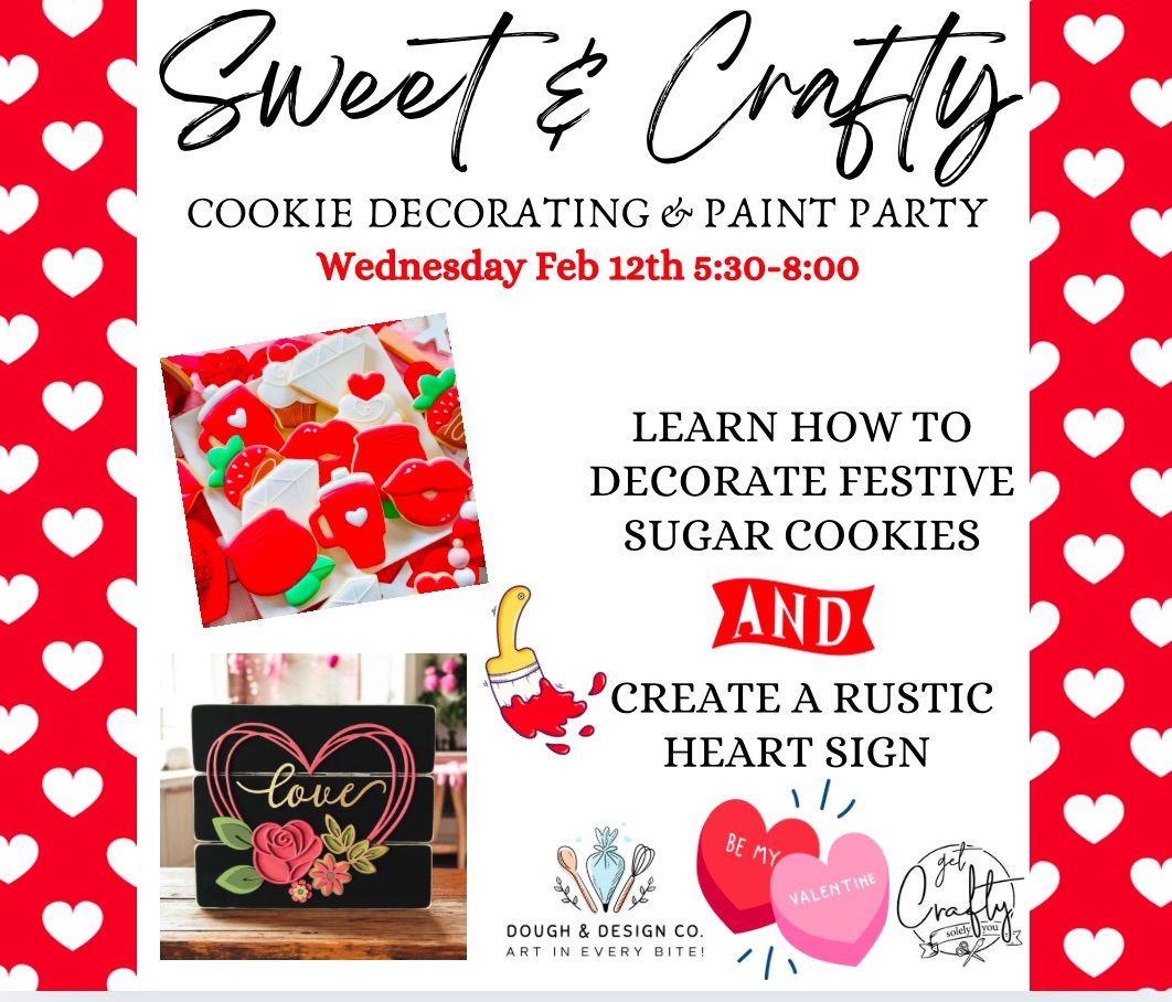 Sweet & Crafty Cookie Decorating & Paint Party