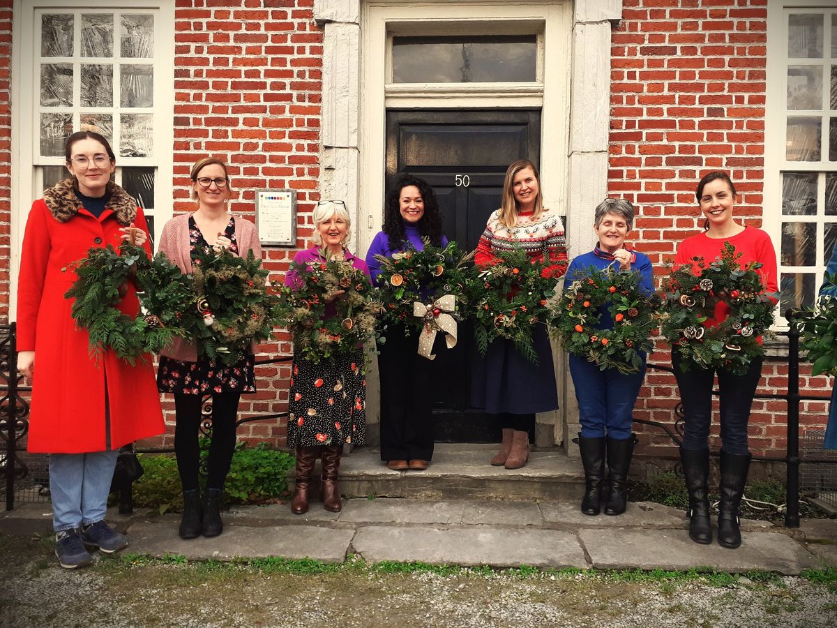 Wreathmaking for Cork Penny Dinners