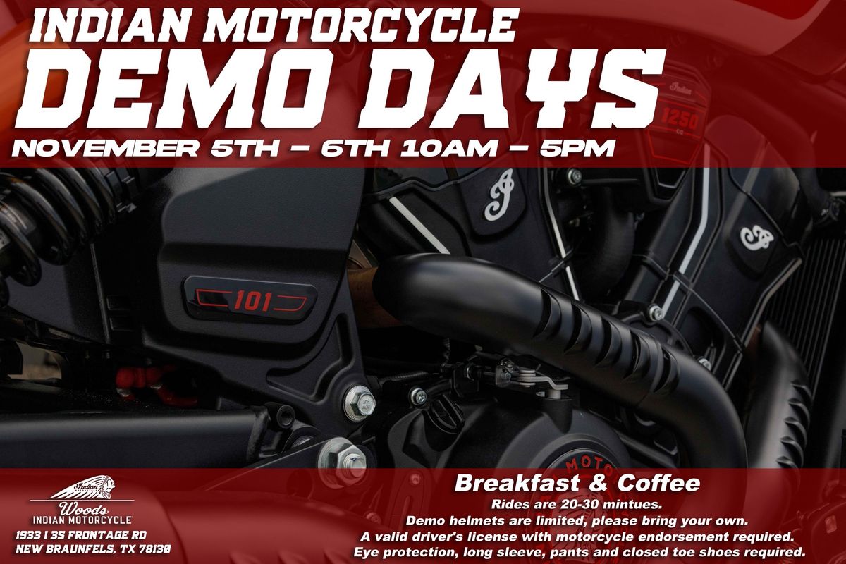 Indian Motorcycle Demo Days