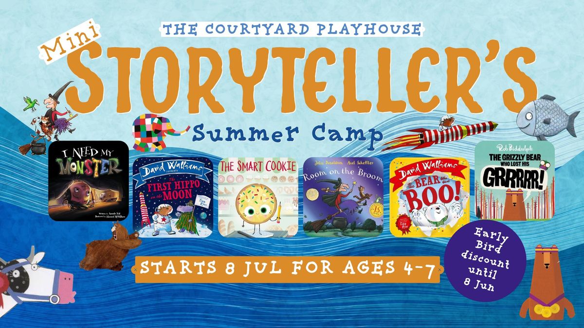 Mini Storytellers Summer Theatre Camp | 2024 | 4-7 Years (Morning & Afternoon)