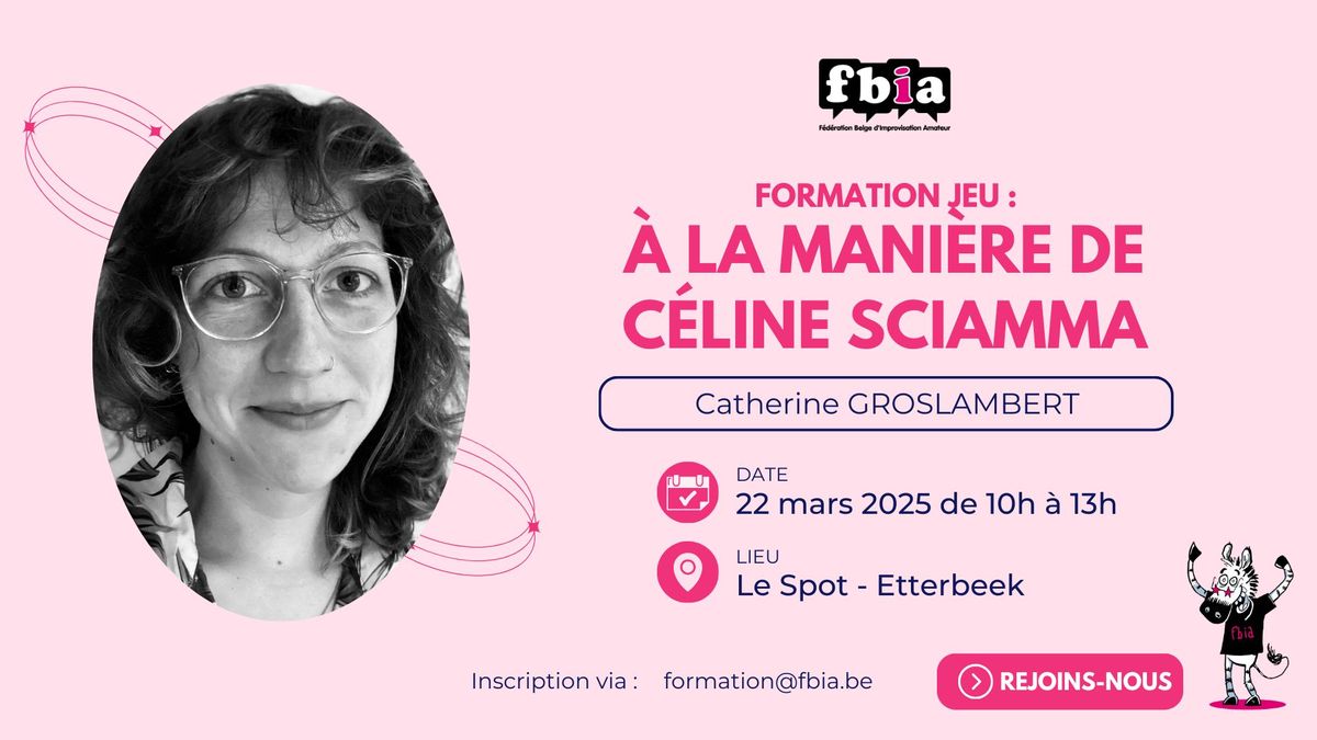 FBIA - Formation jeu : A la mani\u00e8re de C\u00e9line Sciamma