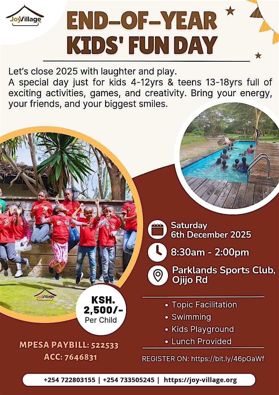 End-Of-Year Kids' Fun Day