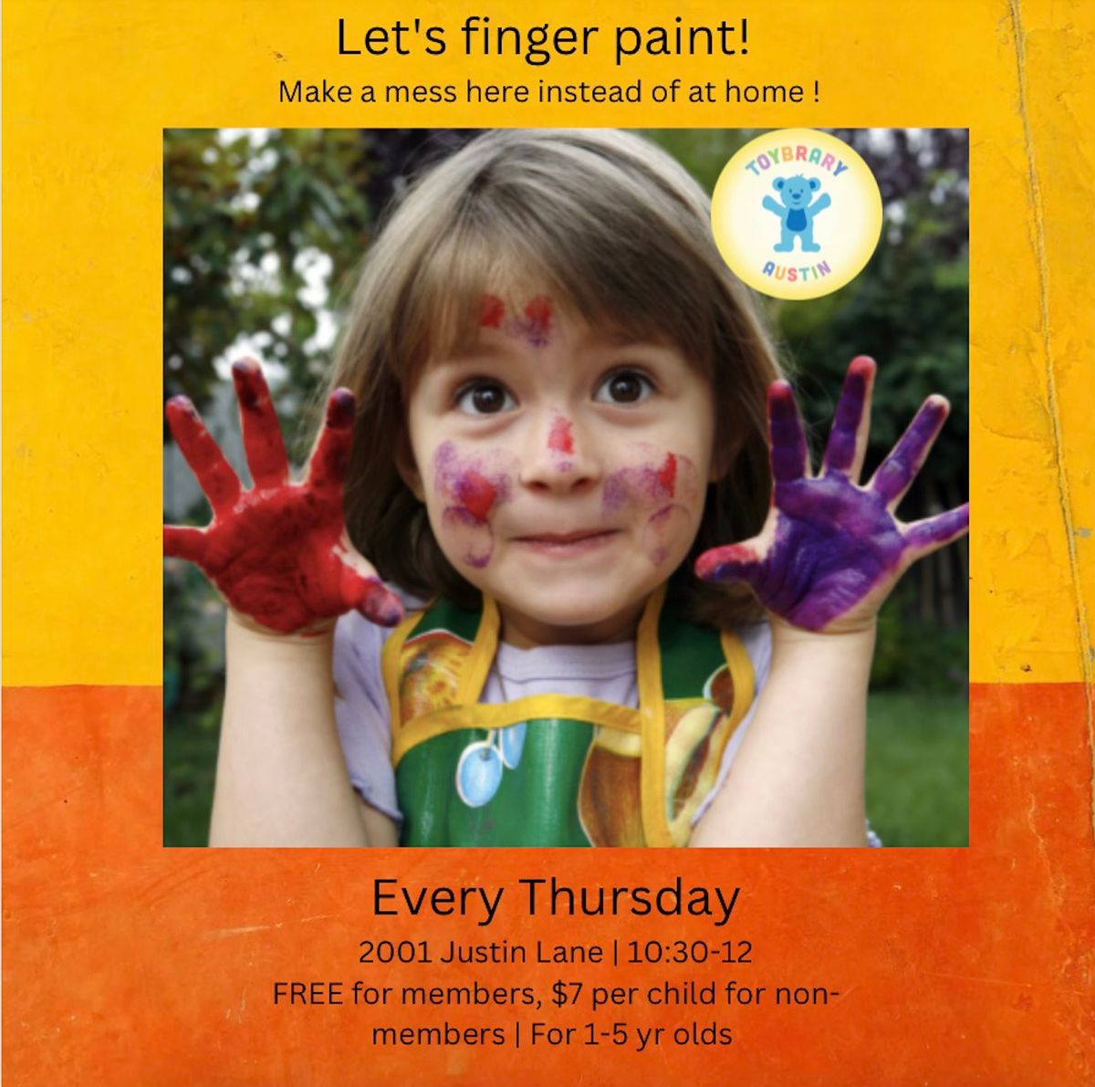 Finger painting!