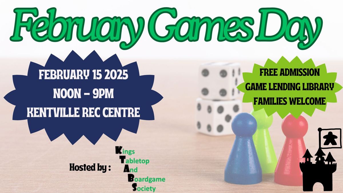 February Games Day