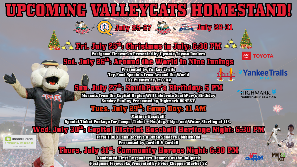 Tri-City ValleyCats at Quebec Capitales at Stade CANAC