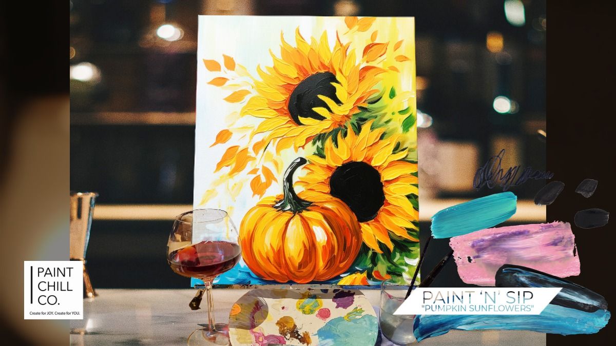 Portsmouth Paint n Sip -"Pumpkin Sunflowers"