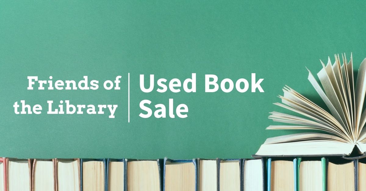 Friends of the EGR Library Used Book Sale