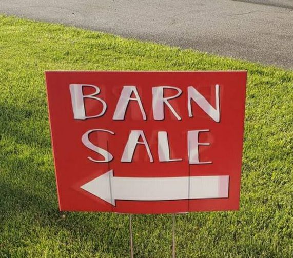 SEPTEMBER 13TH 10-4 HAGS & HAGGLERS BARN SALE