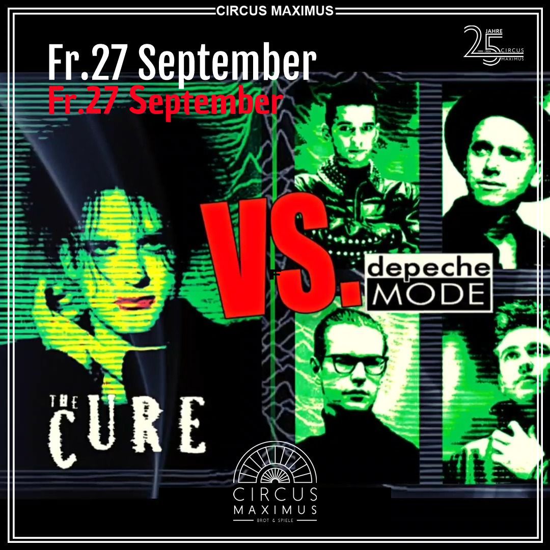 The Cure vs. Depeche Mode Party \u2013 a tribute to Placebo!