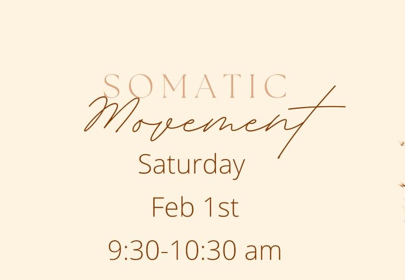 Somatic Movement Pop-Up Class 