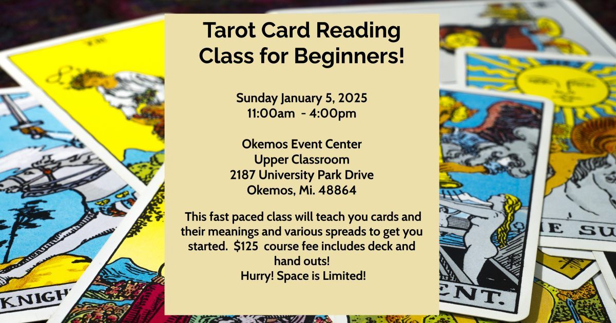 Tarot Card Reading Class For Beginners!