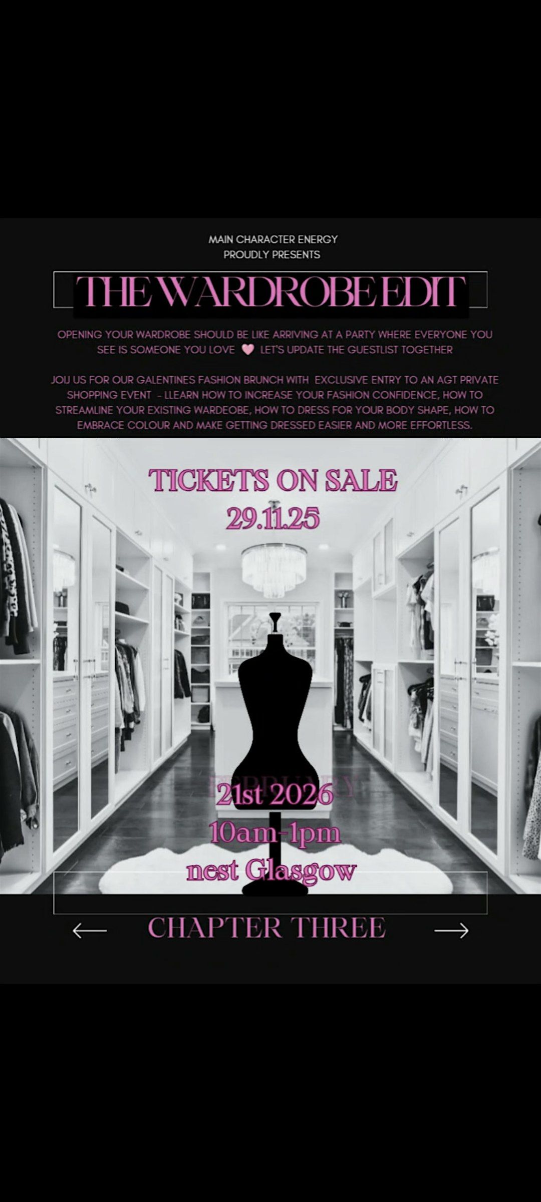 Chapter Three - The Wardrobe Edit